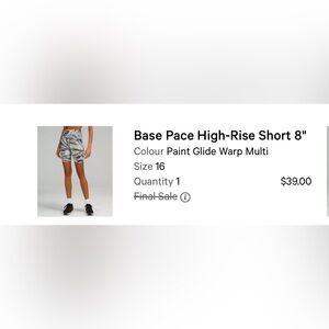 Lululemon Base Pace High-Rise Women's Shorts - Multi-Color